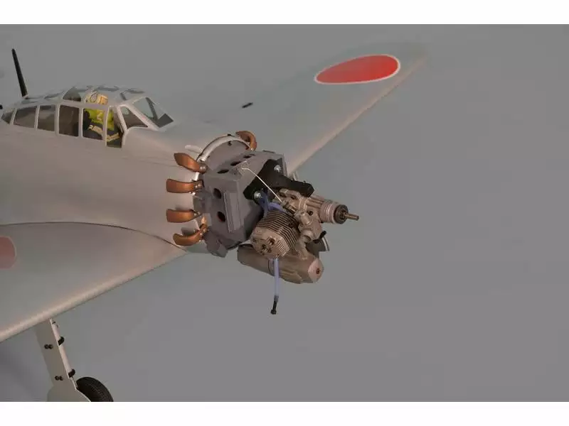 Phoenix Warbird Zero A6M 1400 mm ARF Bausatz 10 Phoenix Warbird Zero A6M 1400 mm ARF Bausatz – Bild 10