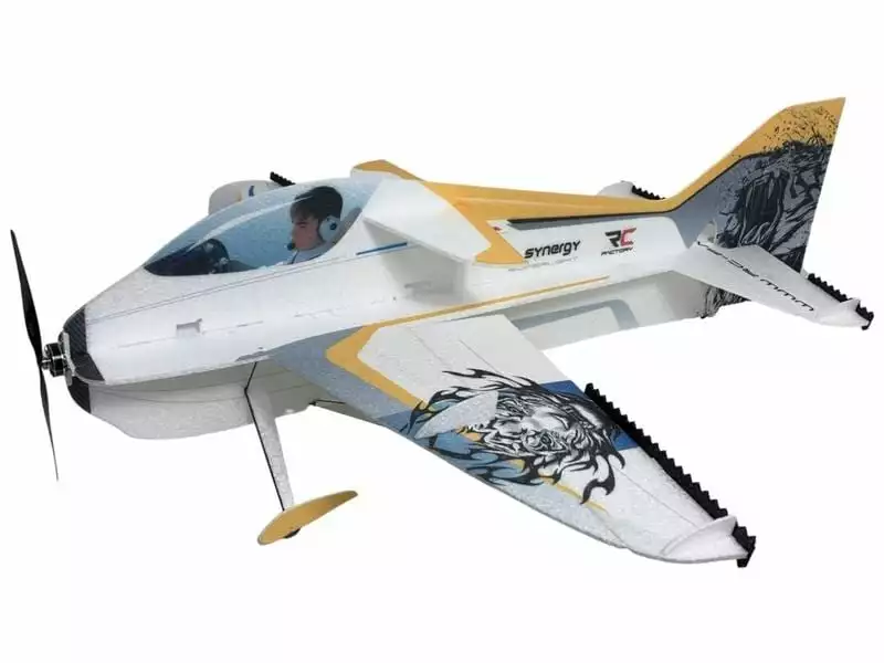 RC-Factory Shockflyer Synergy F3P, 845 mm, Gold, Bausatz 1 RC-Factory Shockflyer Synergy F3P, 845 mm, Gold, Bausatz