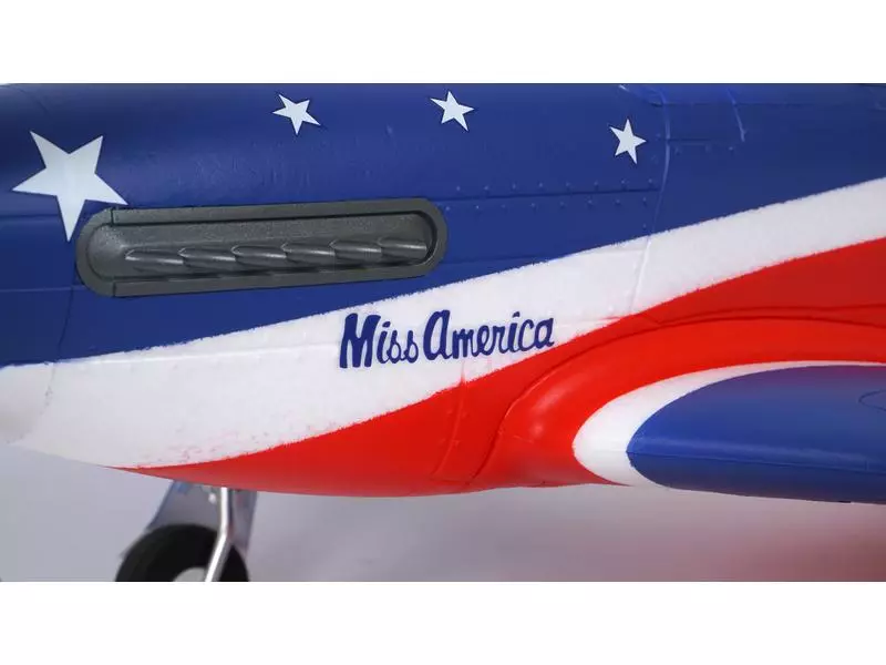 FMS Warbird Mustang P-51 Miss America 1100 mm PNP 5 FMS Warbird Mustang P-51 Miss America 1100 mm PNP – Bild 5