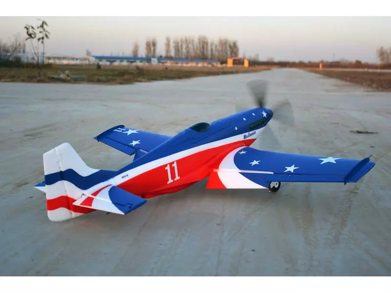 FMS Warbird Mustang P-51 Miss America 1100 mm PNP 17 FMS Warbird Mustang P-51 Miss America 1100 mm PNP – Bild 17