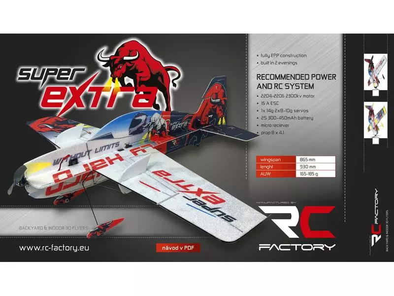 RC-Factory Shockflyer Super Extra 865 mm Crazy Bausatz 2 RC-Factory Shockflyer Super Extra 865 mm Crazy Bausatz – Bild 2