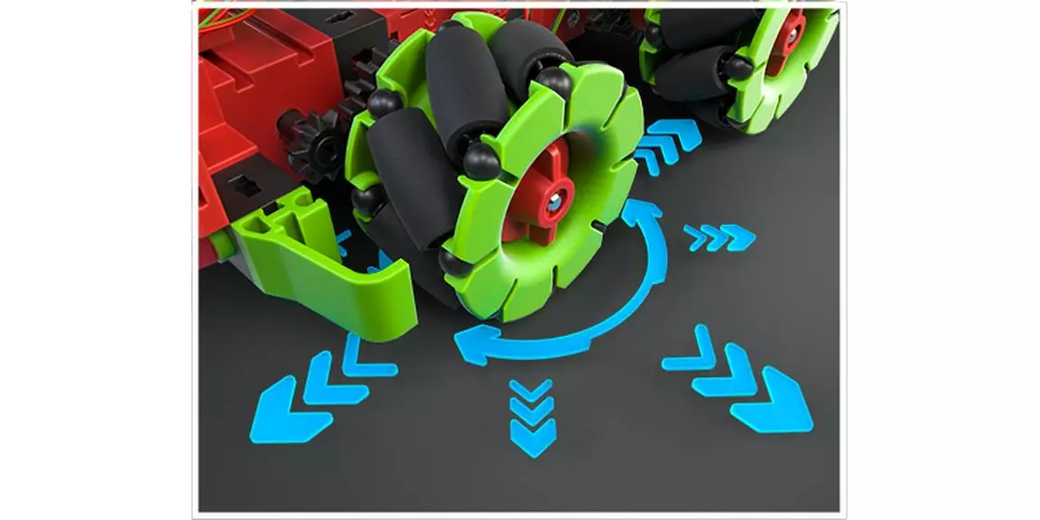 Fischertechnik Zubehör Set Omniwheels 5 Fischertechnik Zubehör Set Omniwheels – Bild 5