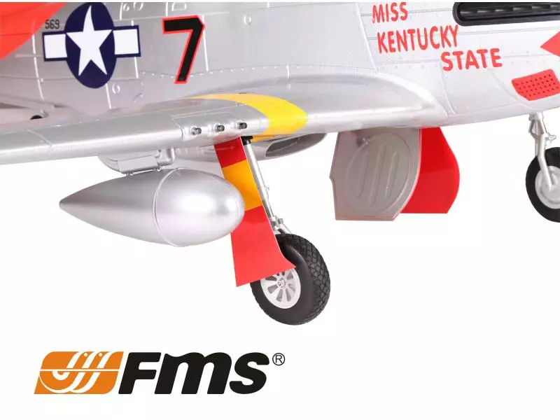 FMS Warbird P-51D Mustang Red Tail 1700 mm PNP 7 FMS Warbird P-51D Mustang Red Tail 1700 mm PNP – Bild 7