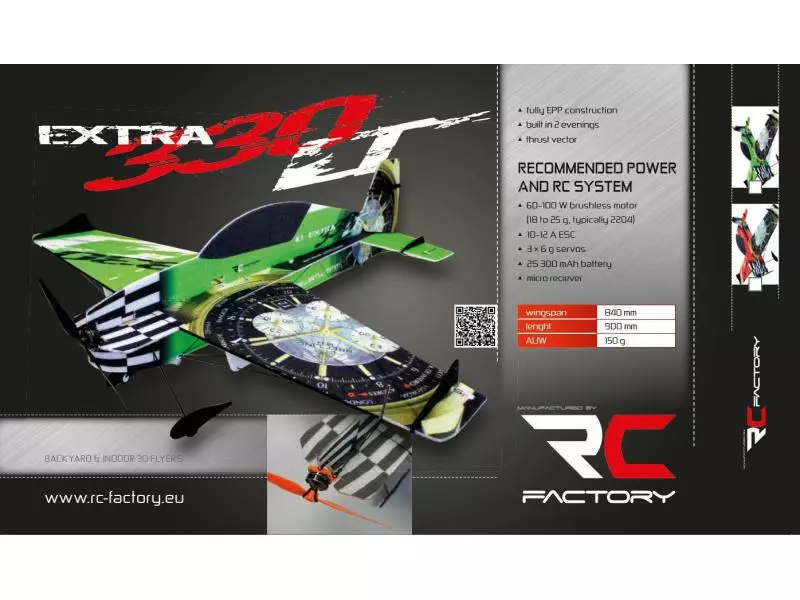 RC-Factory Flugzeug Extra 330 SuperLITE Bausatz 2 RC-Factory Flugzeug Extra 330 SuperLITE Bausatz – Bild 2