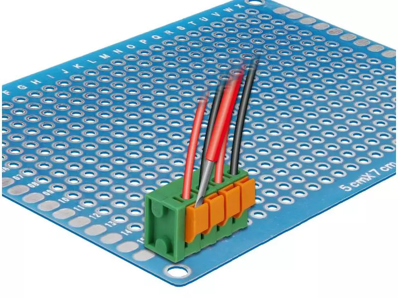 Delock Steckverbinder Terminalblock 4Pin 5,08mm Drucktaster, 4x 2 Delock Steckverbinder Terminalblock 4Pin 5,08mm Drucktaster, 4x – Bild 2