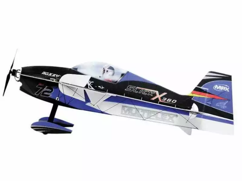Multiplex Flugzeug Slick X360 Indoor Edition Bausatz Blau 2 Multiplex Flugzeug Slick X360 Indoor Edition Bausatz Blau – Bild 2