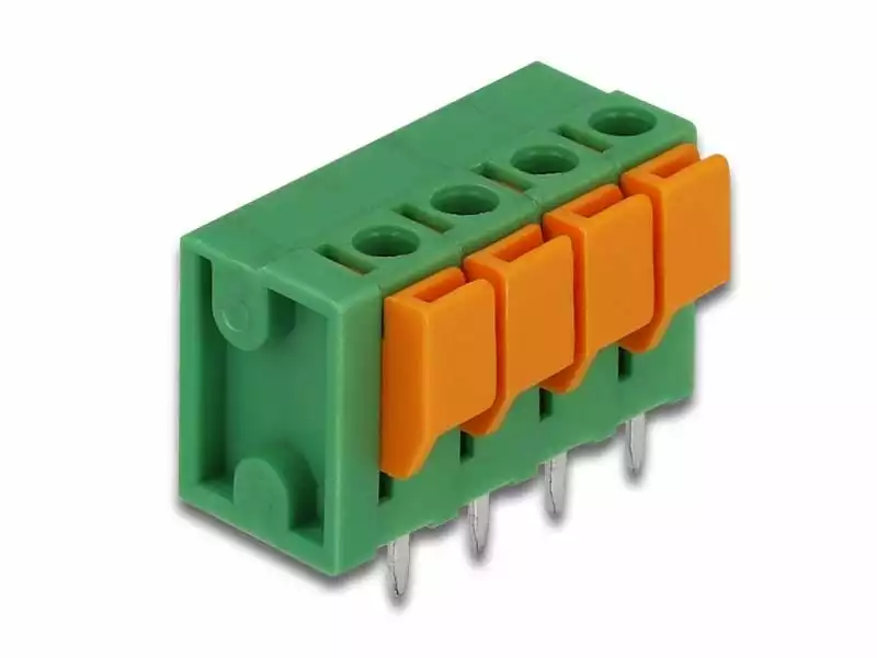 Delock Steckverbinder Terminalblock 4Pin 5,08mm Drucktaster, 4x 1 Delock Steckverbinder Terminalblock 4Pin 5,08mm Drucktaster, 4x
