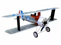 RC-Factory Flugzeug Crack Camel 875 mm Bausatz Silber