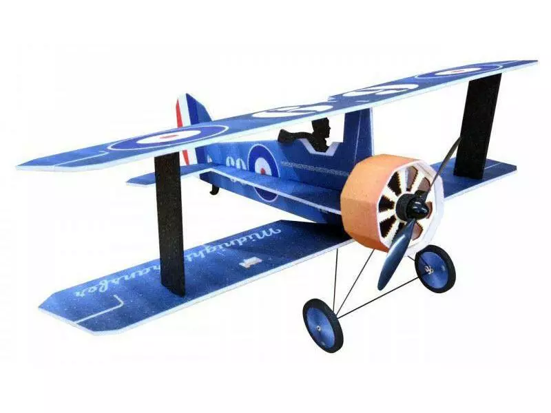 RC-Factory Flugzeug Crack Camel 875 mm Bausatz Blau 1 RC-Factory Flugzeug Crack Camel 875 mm Bausatz Blau